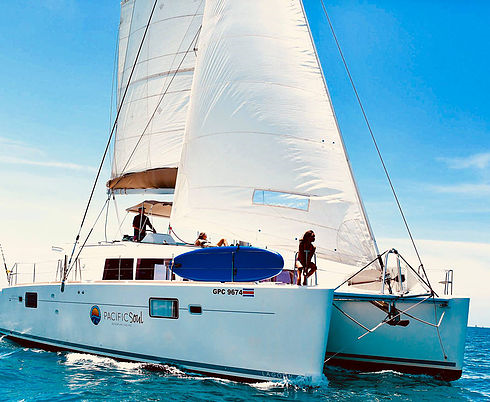 Catamaran sailing