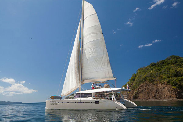 Luxury catamaran