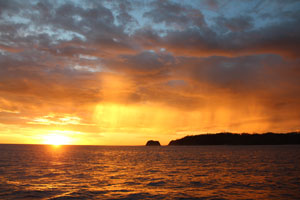 Sunset sailing