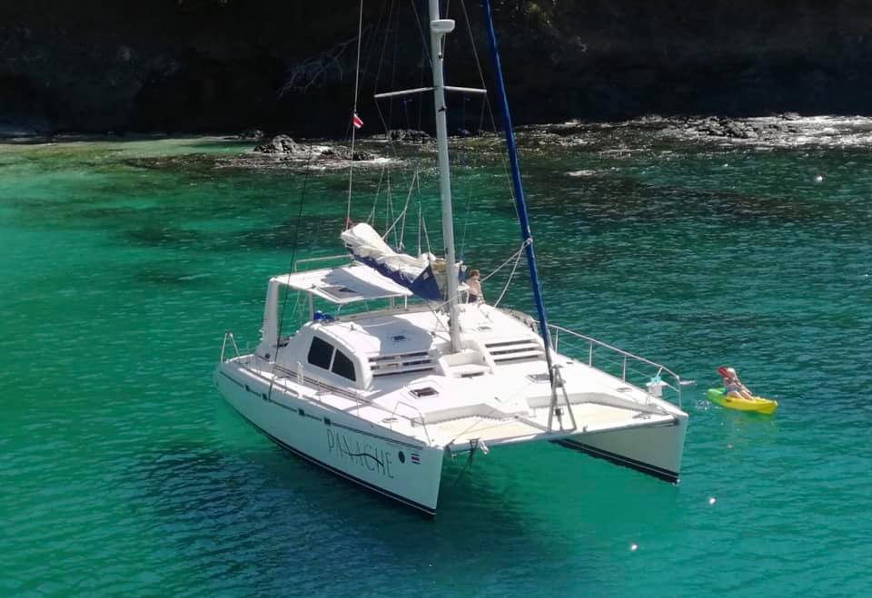 Catamaran sailboat