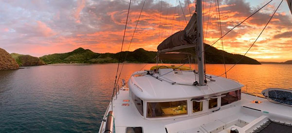 Sunset sailing Charter