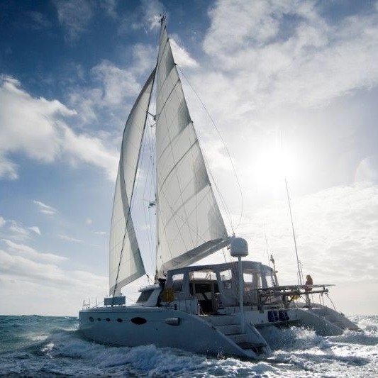 Catamaran Sailboat July