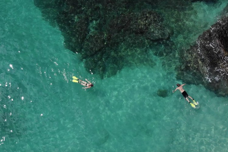 Snorkeling in April