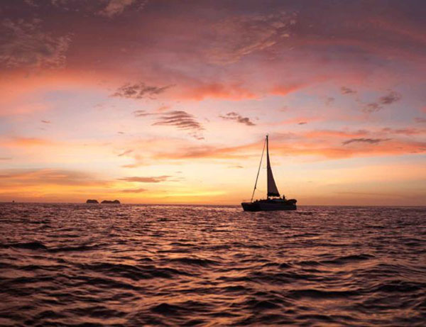 Papagayo Sunset Sailing Charter Guanacaste Private Tours